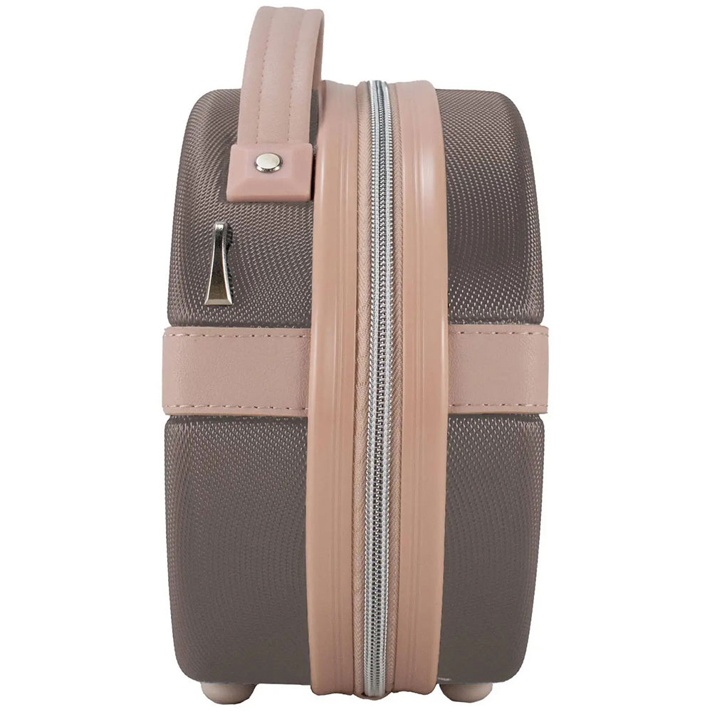 Внешний вид Бьюти-кейс SEMI LINE 5L Brown/Pink Cream (T5673-1)