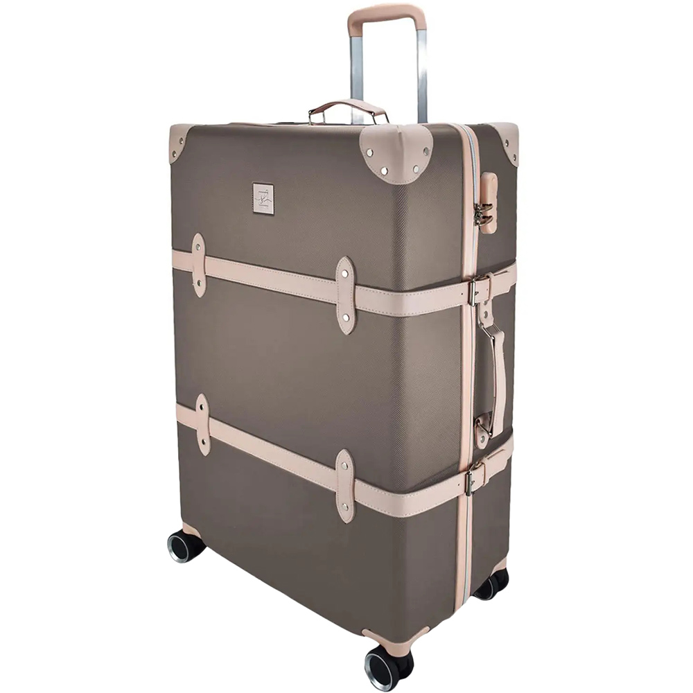 Чемодан SEMI LINE 28" L Brown/Pink Cream (T5673-4) Замок встроенный TSA