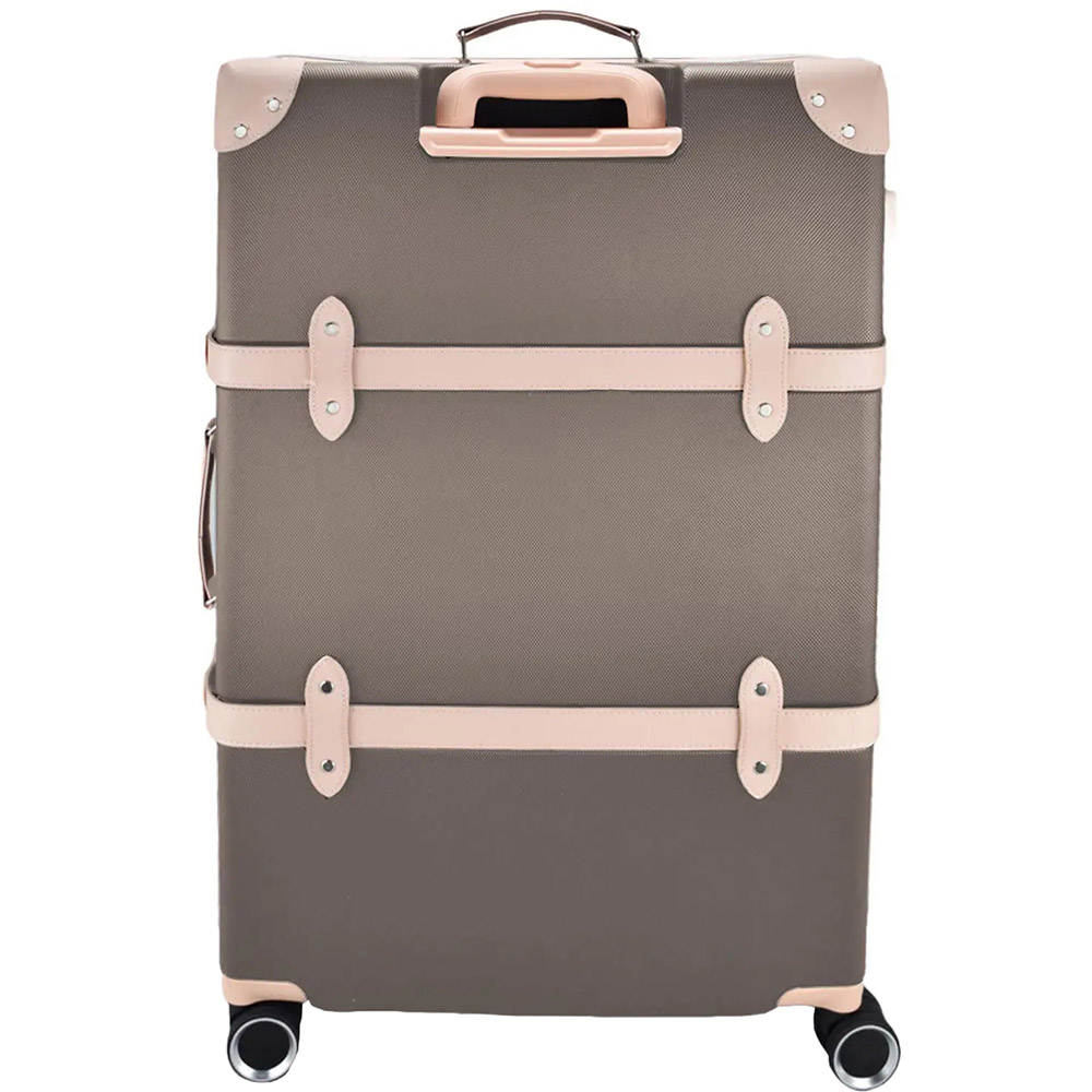 Чемодан SEMI LINE 28" L Brown/Pink Cream (T5673-4) Особенности ремни для фиксации