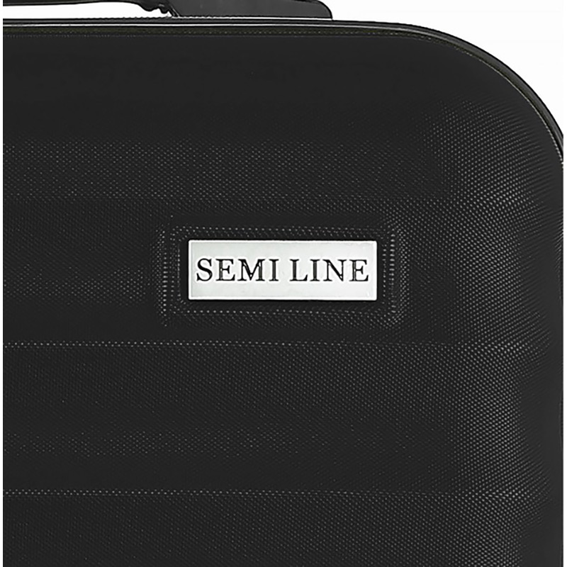 Валіза SEMI LINE 28" L Black (T5634-3) Особливості ремені для фіксації