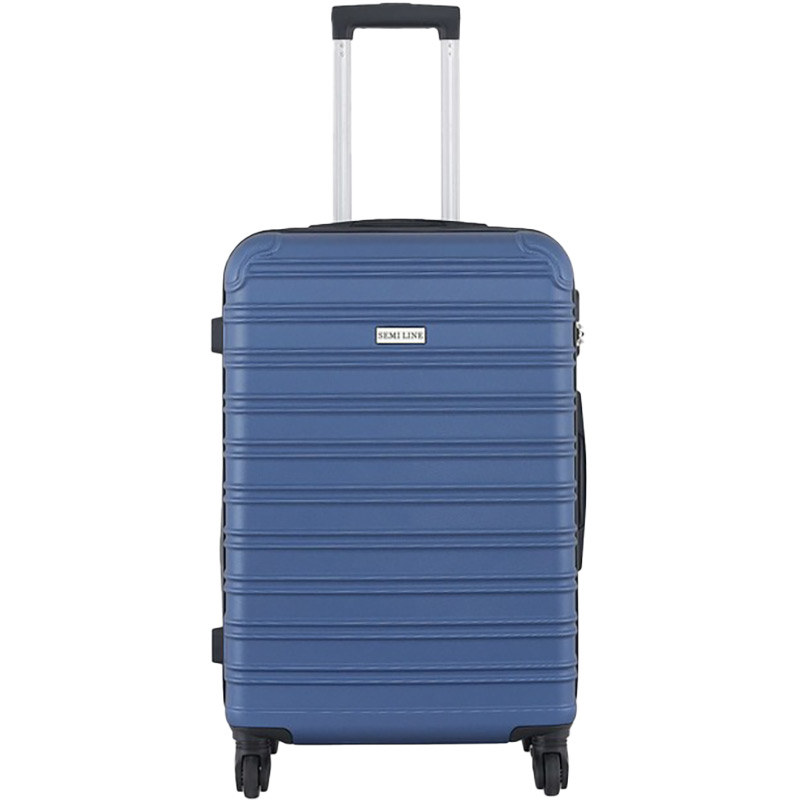 Чемодан SEMI LINE 24" M Blue (T5635-2) Замок встроенный