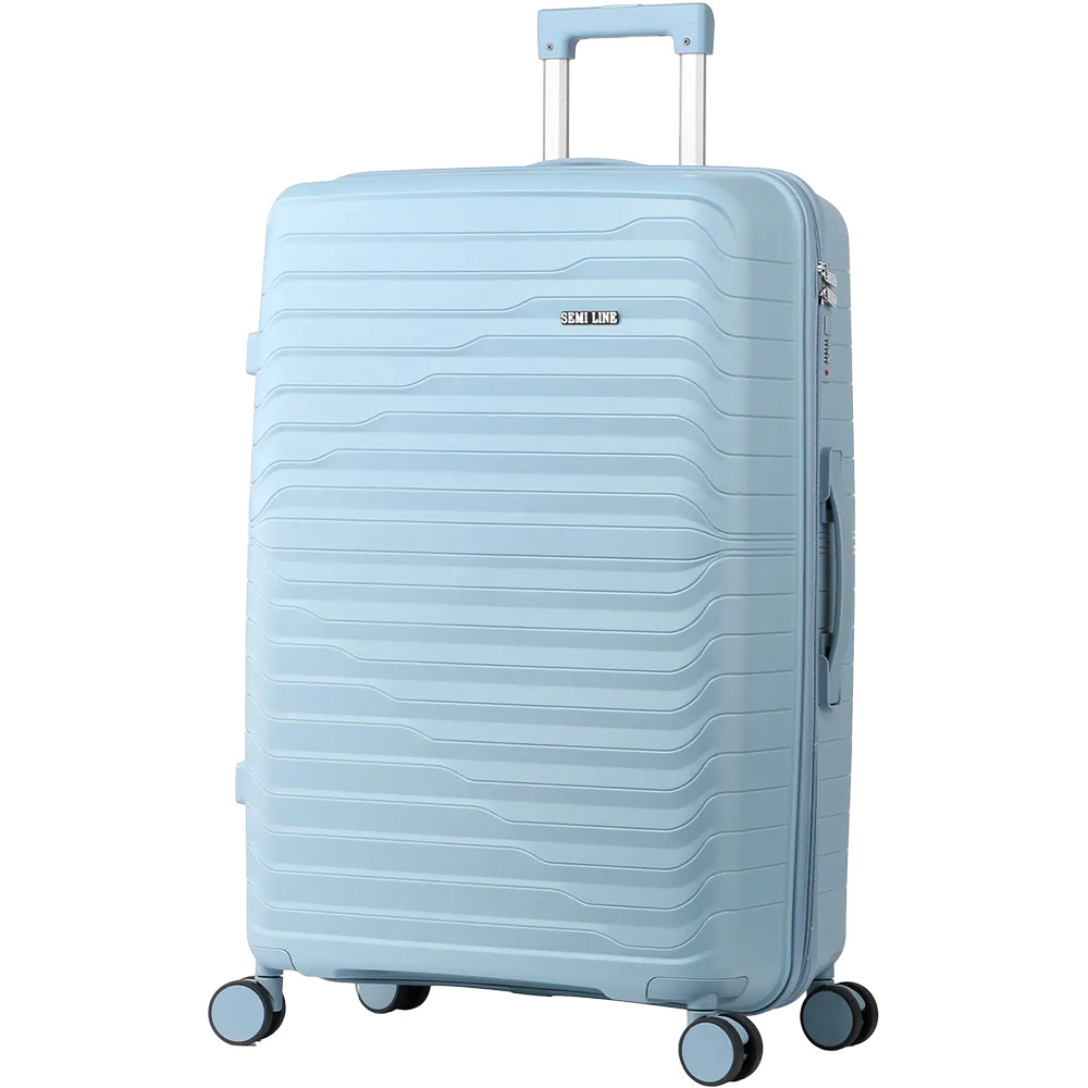 Чемодан SEMI LINE 20" S Blue (T5780-1) Замок встроенный TSA