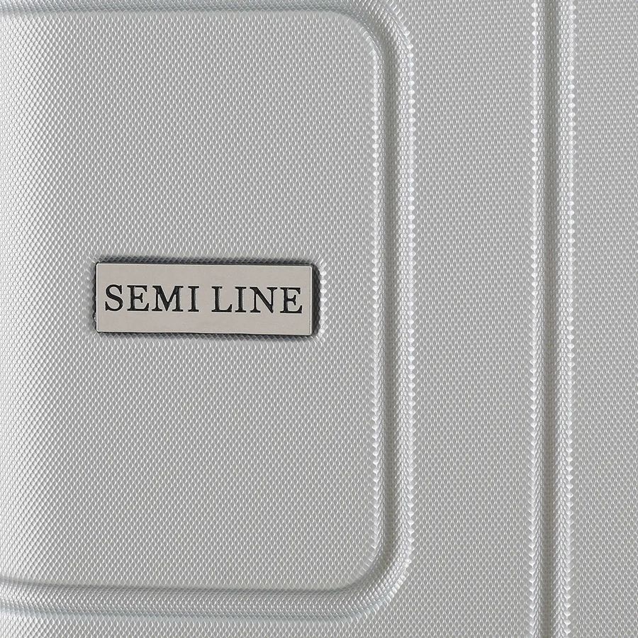 Валіза SEMI LINE 24" M Light Grey (T5762-3) Замок вбудований TSA