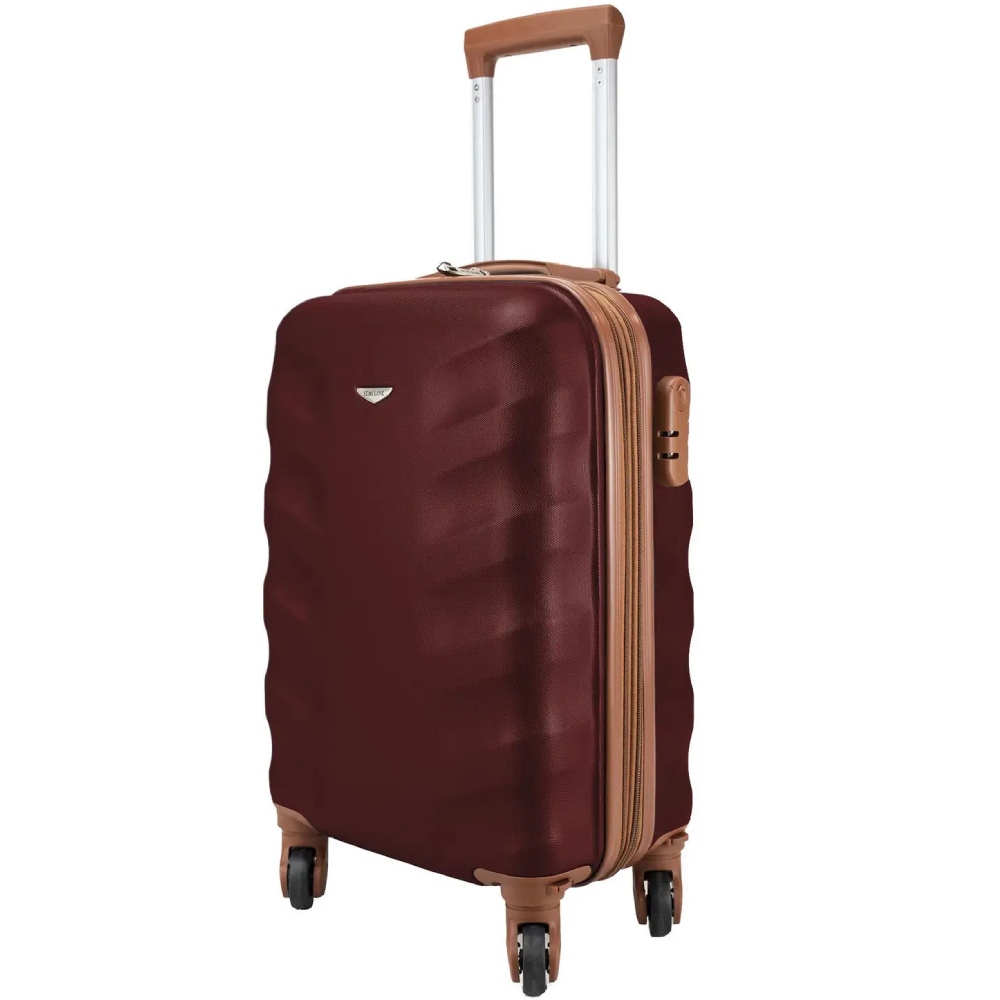 Чемодан SEMI LINE 20" (S) Burgundy (T5708-1) Замок встроенный