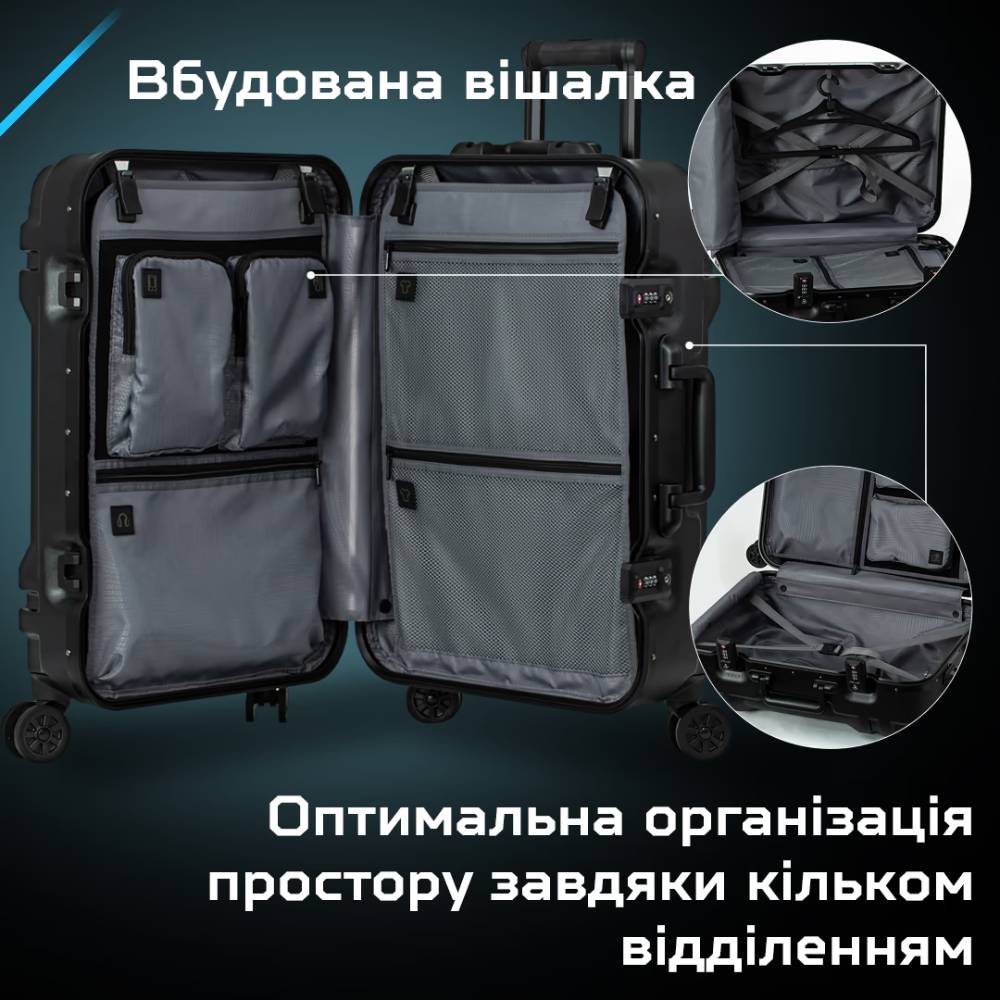 Валіза ACER Predator Robust 22" BLACK (GP.BAG11.009) Матеріал силікон