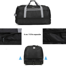 Дорожная сумка TRAVELZ Wheelbag Doubleloader foldable Black (603096)