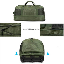 Дорожня сумка TRAVELZ Wheelbag Doubleloader foldable Green (603097)