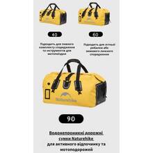 Дорожная сумка NATUREHIKE 60 л Black (CNK2450XB015)