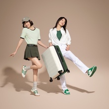 Валіза NINETYGO Xiaomi Rhine Luggage 28 White+Green (6941413222150)
