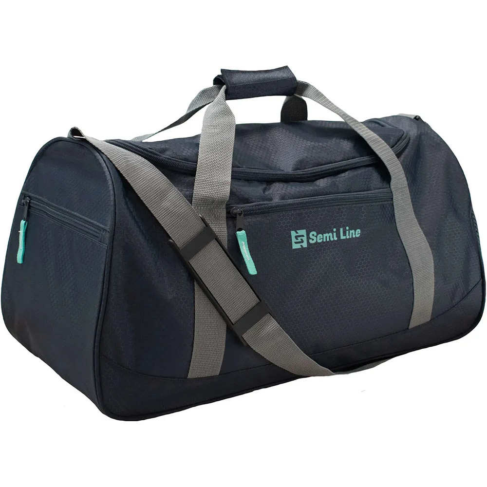 Дорожня сумка SEMI LINE 40 Navy/Grey (A3043-4) Дорожня сумка SEMI LINE 40 Navy/Grey (A3043-4)