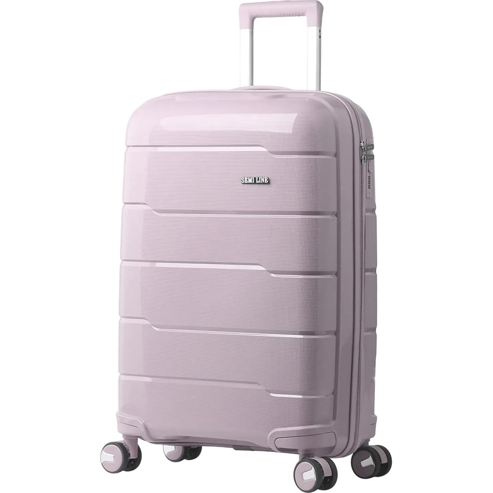 Валіза SEMI LINE 20" (S) Light Pink (T5793-1) Замок вбудований