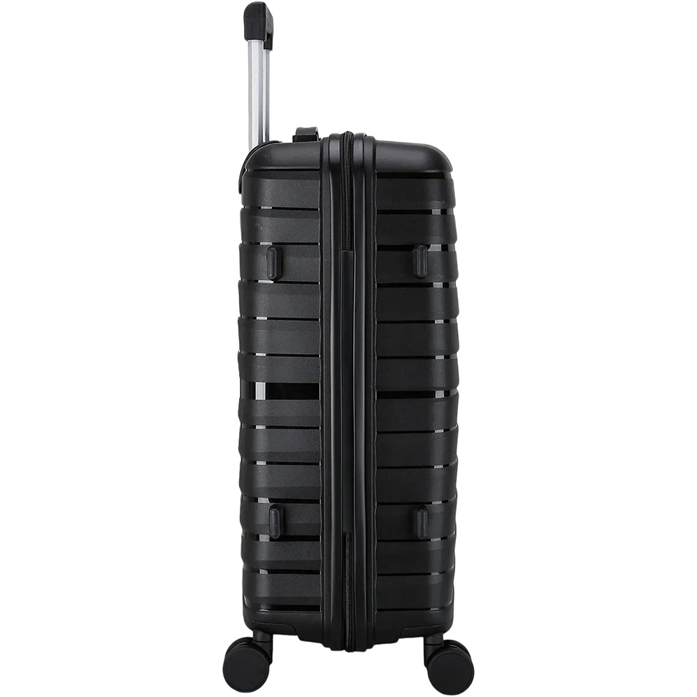 Валіза SEMI LINE 24" (M) Black (T5794-2) Особливості телескопічна ручка