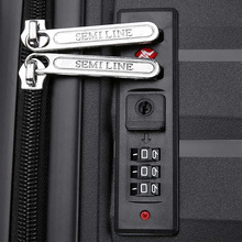 Валіза SEMI LINE 24" (M) Black (T5794-2)