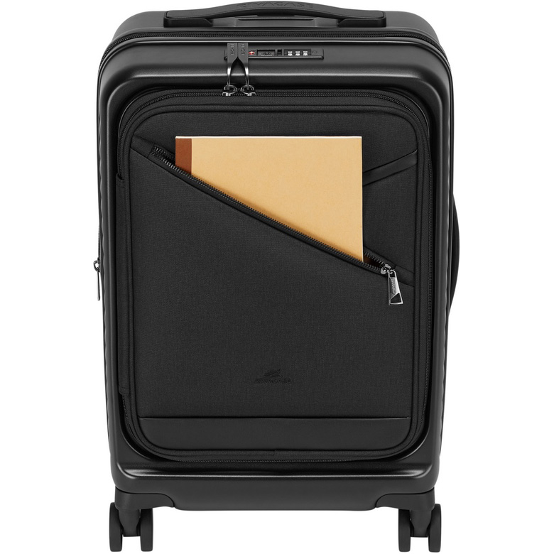 Чемодан RIVACASE Clark 8180 Black (8180 (Black)) Дополнительно внешние с расширением: 250x350x550 мм