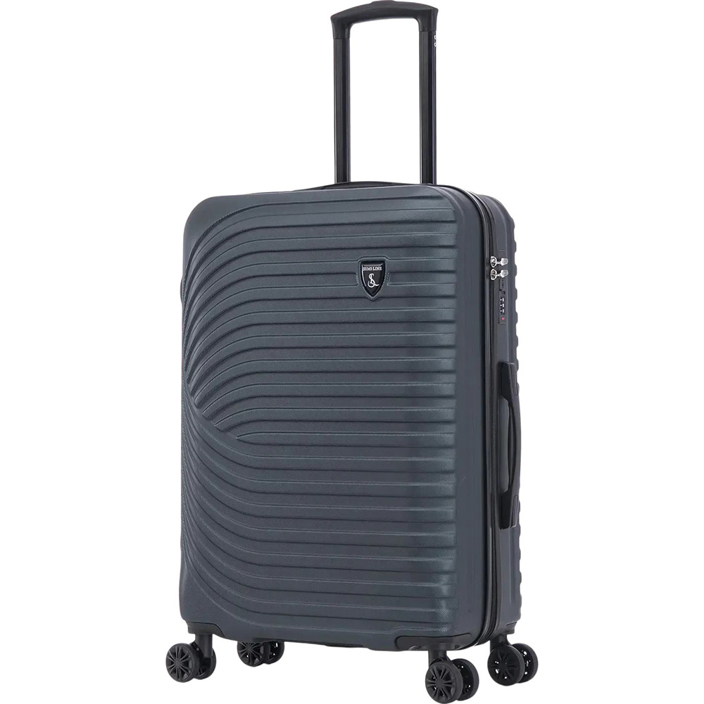 Чемодан SEMI LINE 28" (L) Navy-Green (T5865-3) Чемодан SEMI LINE 28" (L) Navy-Green (T5865-3) Замок встроенный