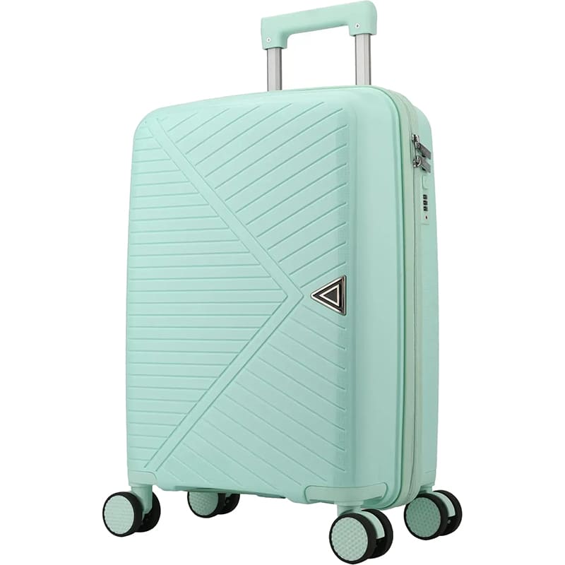 Валіза SEMI LINE 20" S Mint (T5831-1) Додатково Здвоєні колеса; Кодовий замок; Має текстильну перегородку на блискавці; Внутрішня підкладка на блискавці