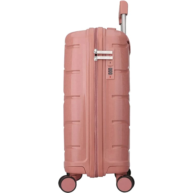 Чемодан SEMI LINE 20" S Rose Gold (T5836-1) Особенности телескопическая ручка