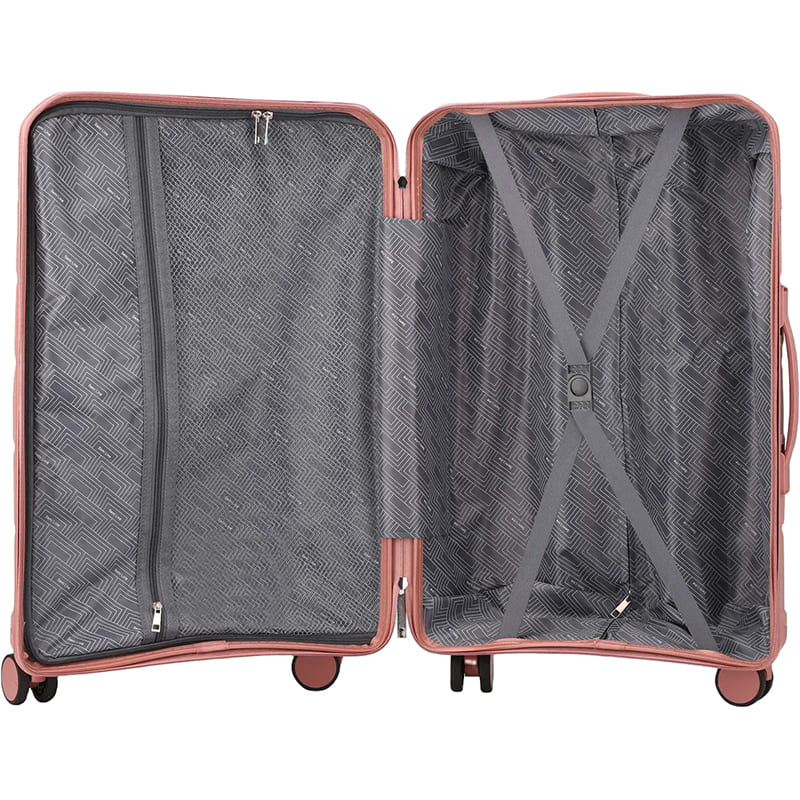 Валіза SEMI LINE 24" M Rose Gold (T5836-2) Замок вбудований