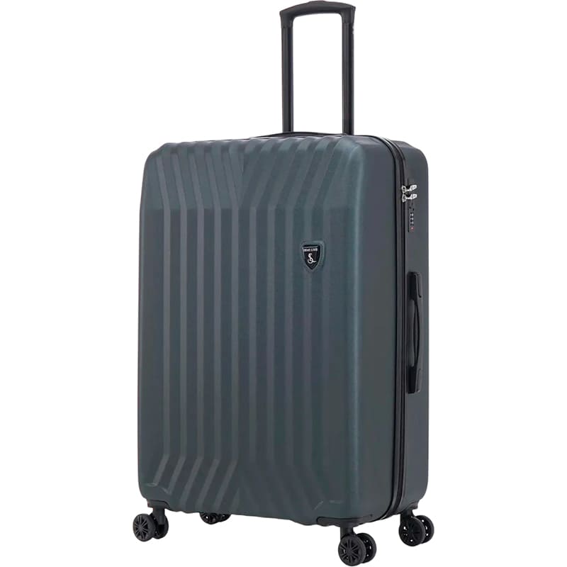Чемодан SEMI LINE 28" L Navy/Green (T5859-3) Замок встроенный