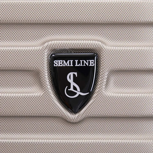 Валіза дорожня SEMI LINE 24" M Champagne (T5864-2) Валіза дорожня SEMI LINE 24" M Champagne (T5864-2) Розмір середній