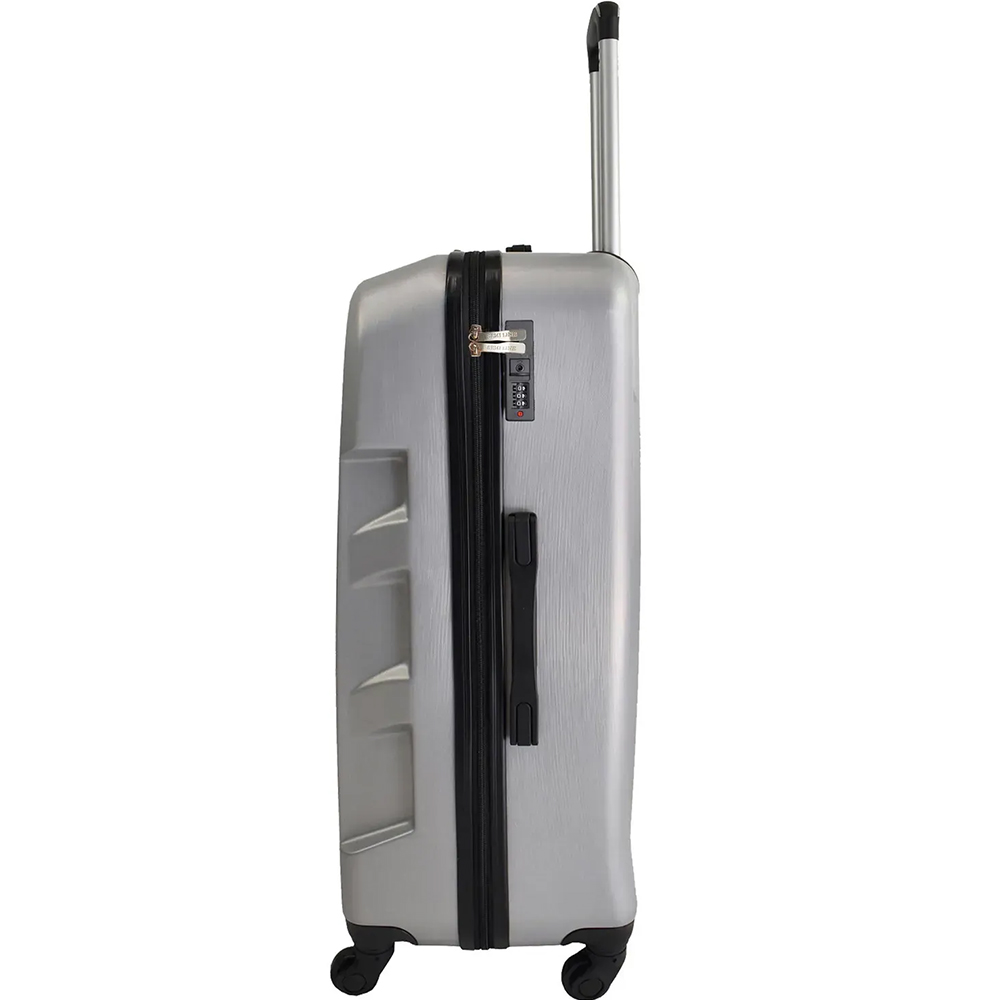 Чемодан SEMI LINE 24" (M) NASA Silver (T5797-2) Чемодан SEMI LINE 24" (M) NASA Silver (T5797-2) Особенности телескопическая ручка