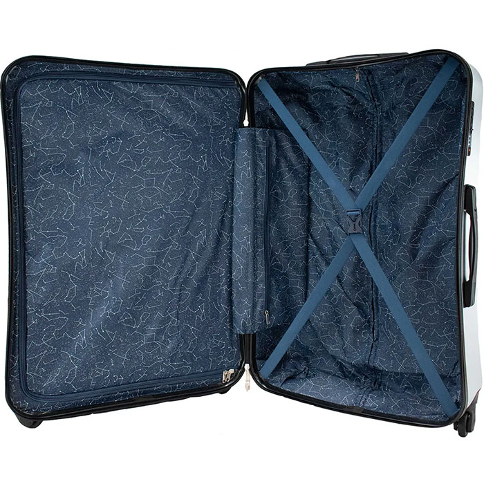 Чемодан SEMI LINE 28" (L) NASA Silver (T5797-3) Внешний вид Чемодан SEMI LINE 28" (L) NASA Silver (T5797-3)