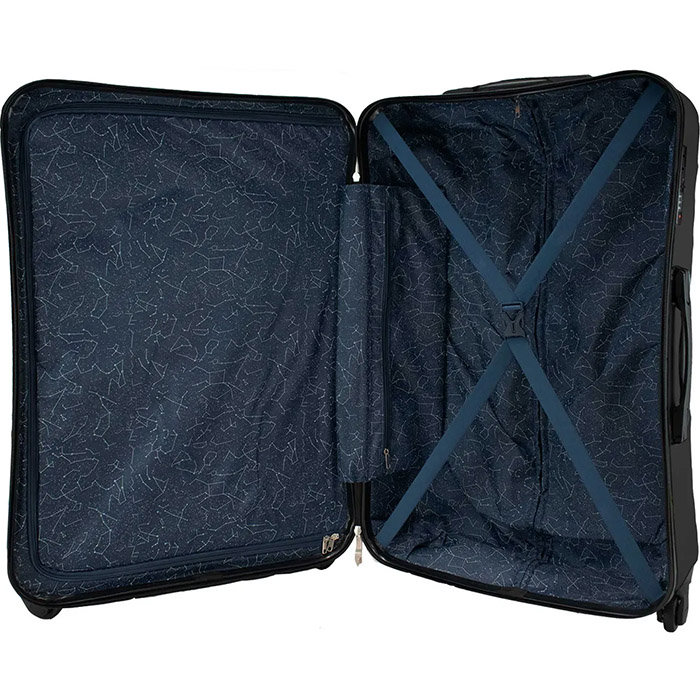 Зовнішній вигляд Валіза SEMI LINE 28" (L) NASA Black (T5798-3)