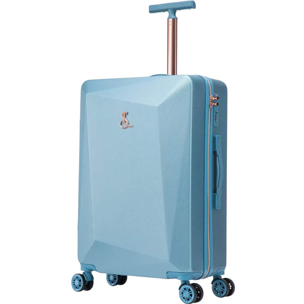Валіза дорожня SEMI LINE 24" M Light Blue (T5913-2) Замок вбудований
