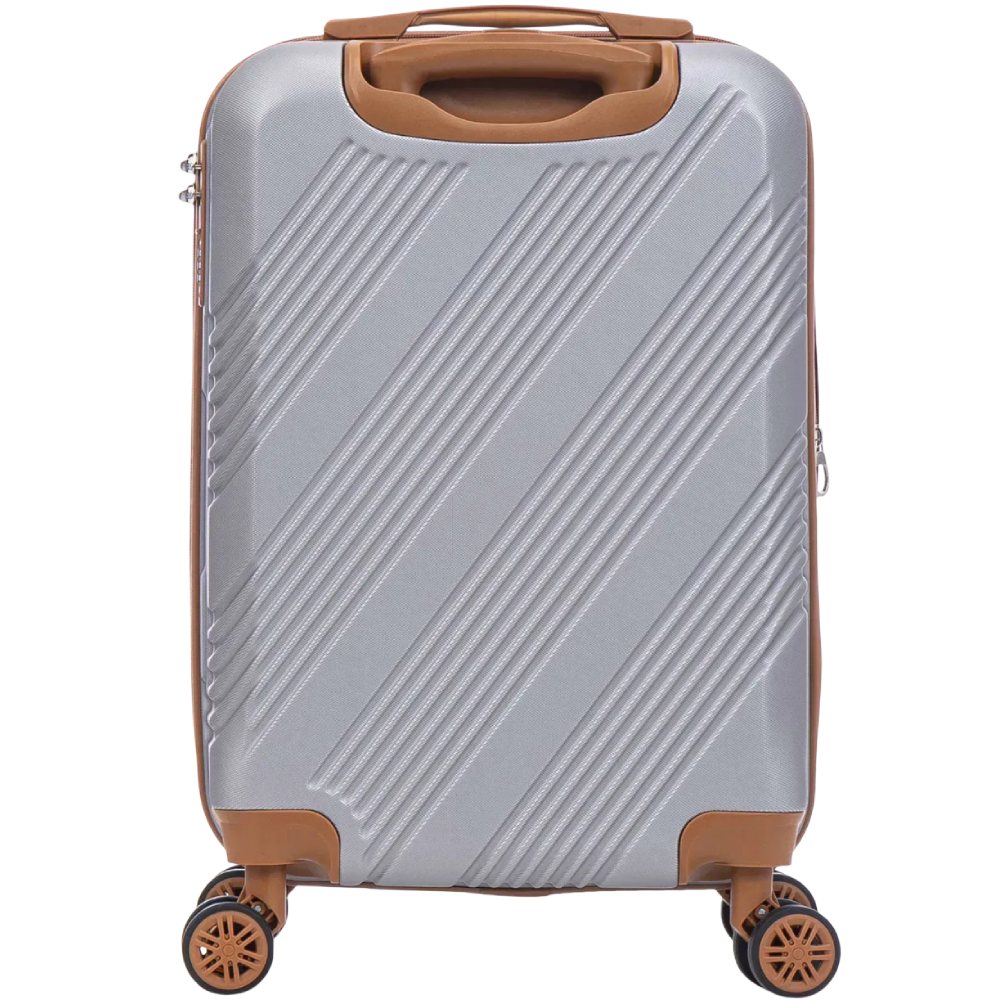 Валіза SEMI LINE 20" (S) Light Grey (T5849-1) Замок вбудований