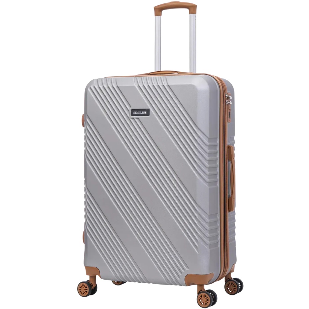 Чемодан SEMI LINE 24" (M) Light Grey (T5849-2)