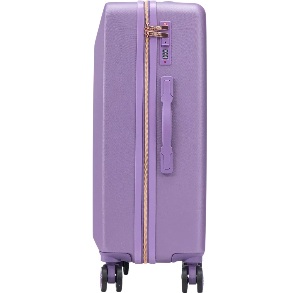 Валіза дорожня SEMI LINE 20" S Purple (T5914-1) Особливості ремені для фіксації