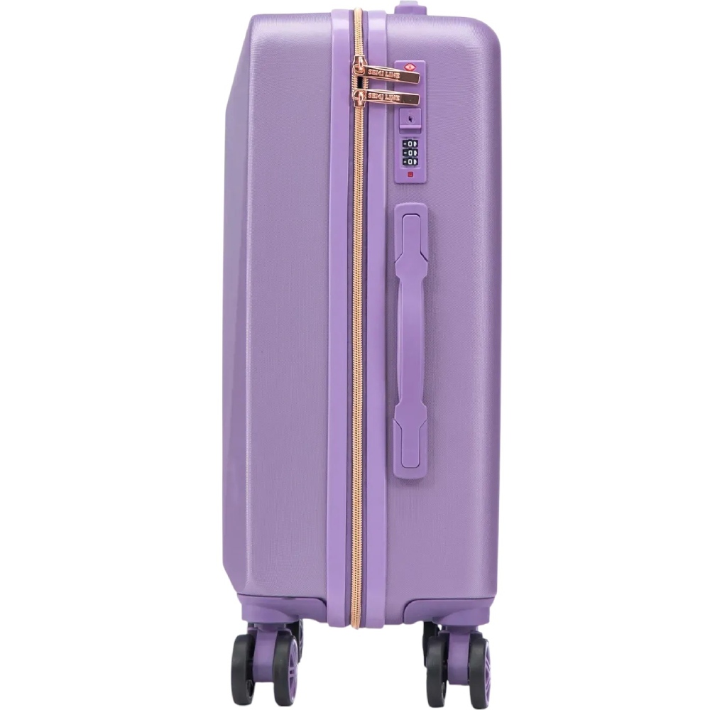 Валіза дорожня SEMI LINE 24" M Purple (T5914-2) Розмір середній