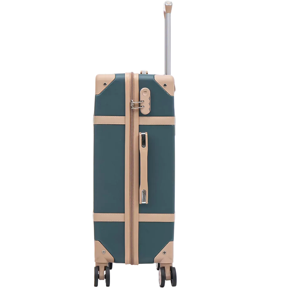 Чемодан SEMI LINE 20" (S) Green-Navy (T5838-2) Особенности ремни для фиксации