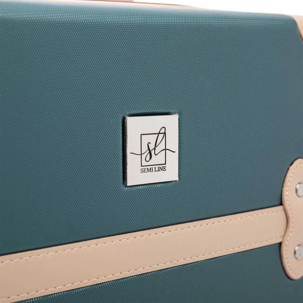 В Украине Чемодан SEMI LINE 20" (S) Green-Navy (T5838-2)