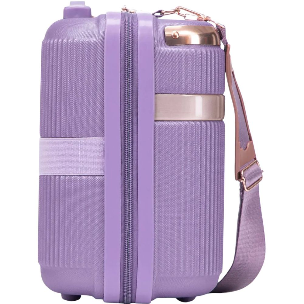 Бьюті-кейс SEMI LINE 16L Purple (T5916-1) Особливості ремені для фіксації