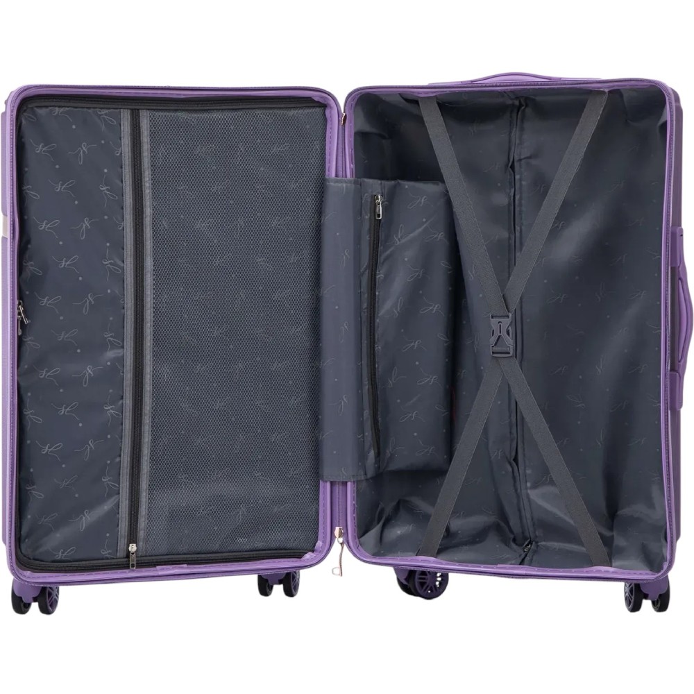Зовнішній вигляд Валіза дорожня SEMI LINE 20" S Purple (T5916-2)