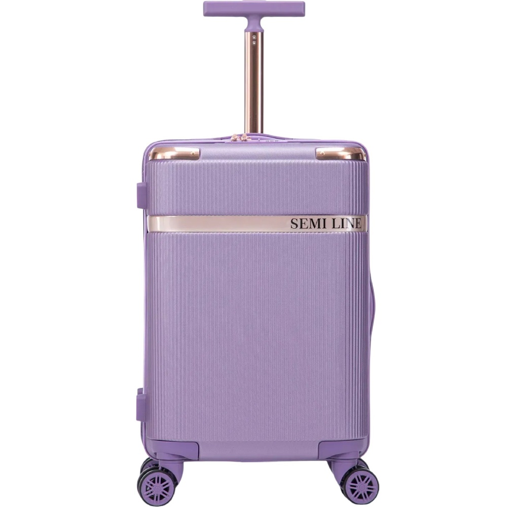 Валіза дорожня SEMI LINE 20" S Purple (T5916-2)