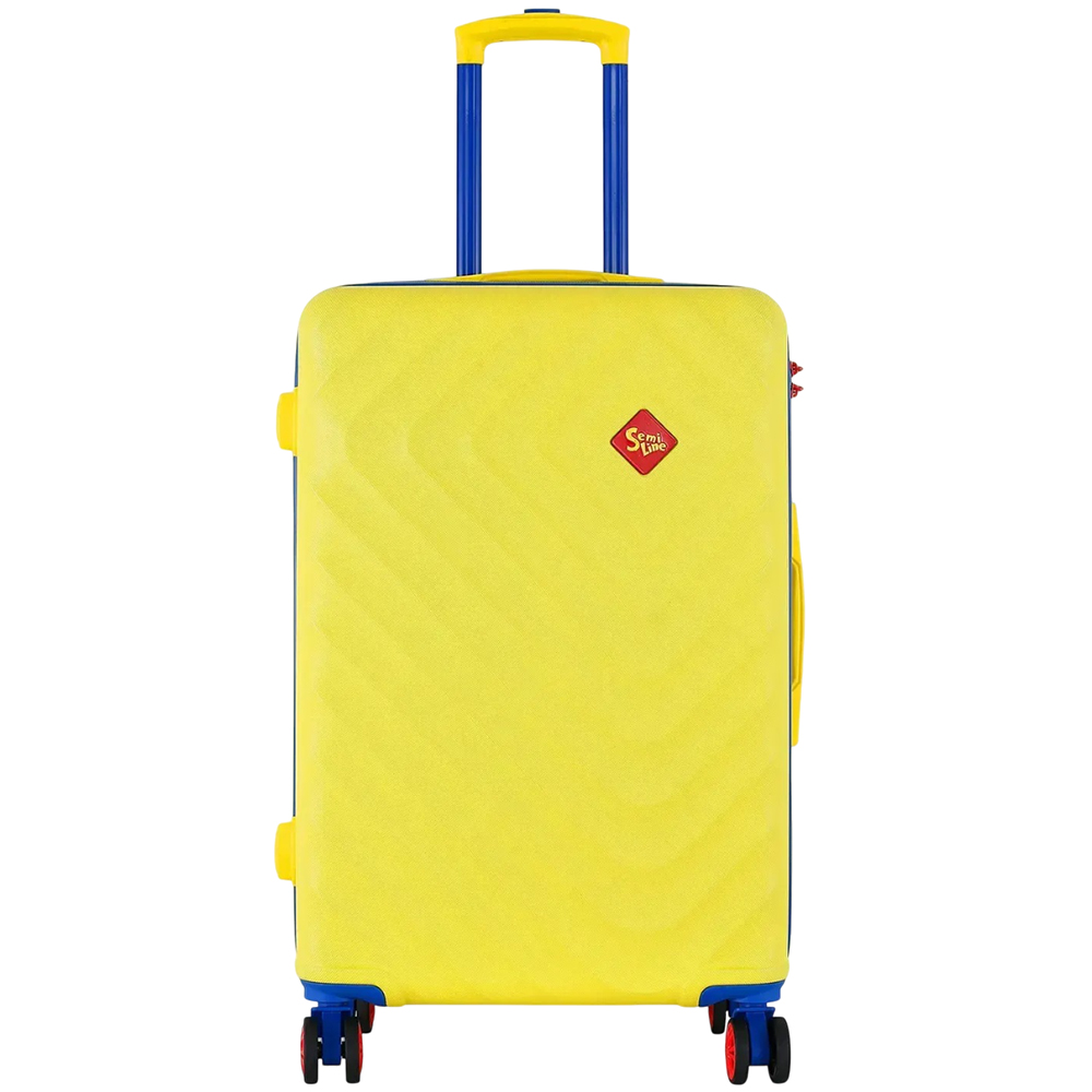 Чемодан SEMI LINE  24" M Yellow (T5801-2) Замок встроенный TSA