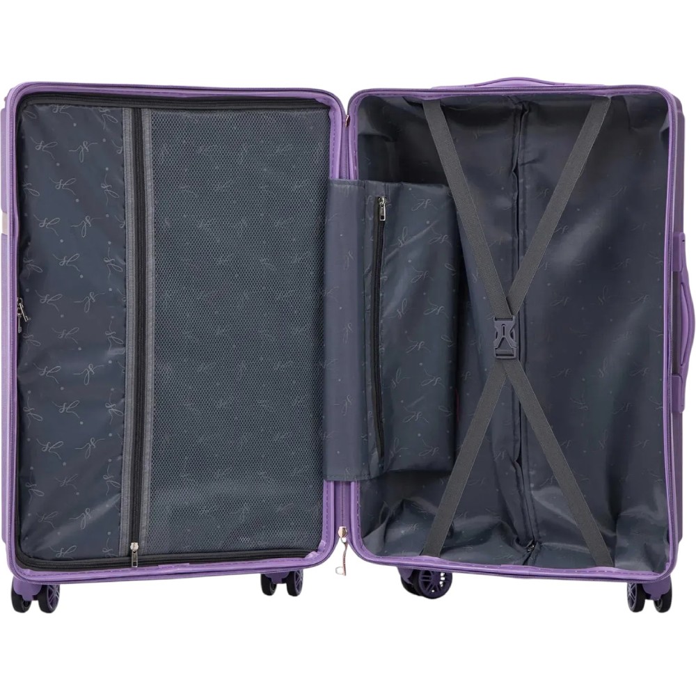 Чемодан дорожный SEMI LINE 28" L Purple (T5916-4) Внешний вид Чемодан дорожный SEMI LINE 28" L Purple (T5916-4)
