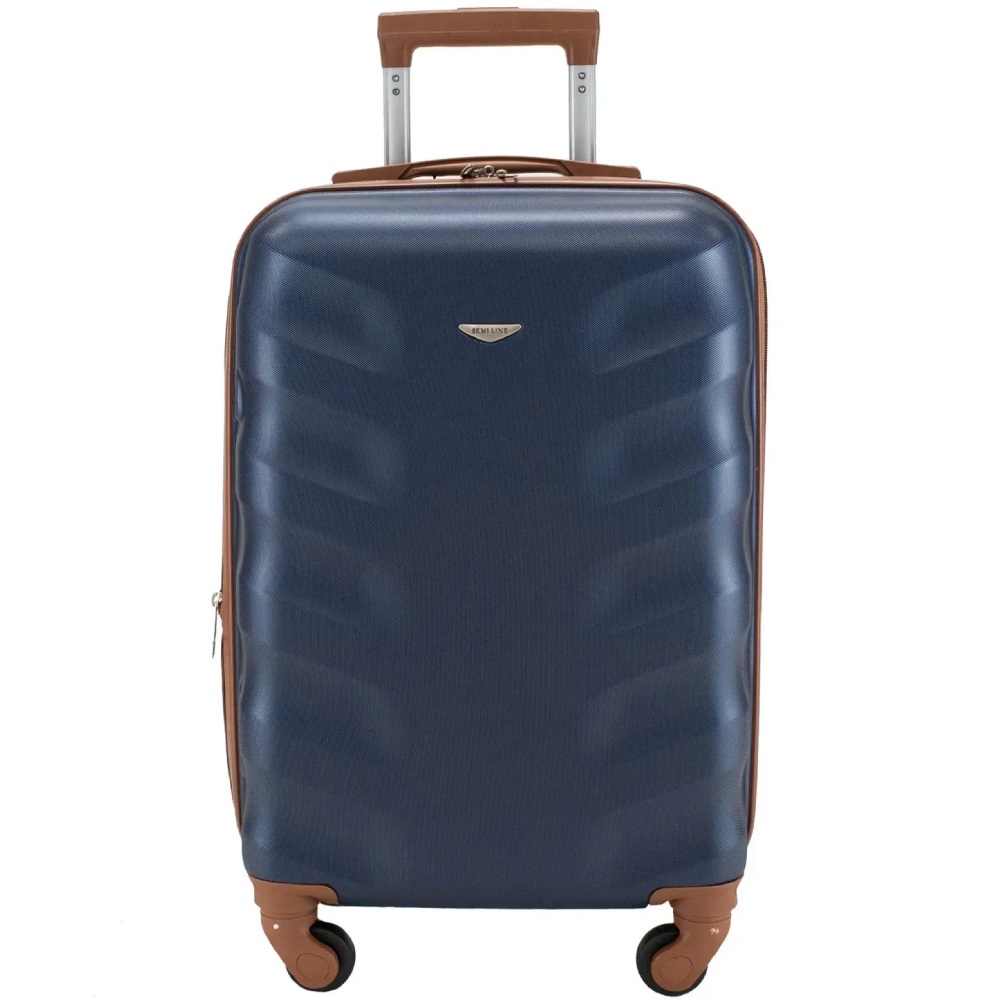 Чемодан SEMI LINE 20" (L) Navy (T5706-1) Дополнительно 47 л с открытым расширительным клапаном