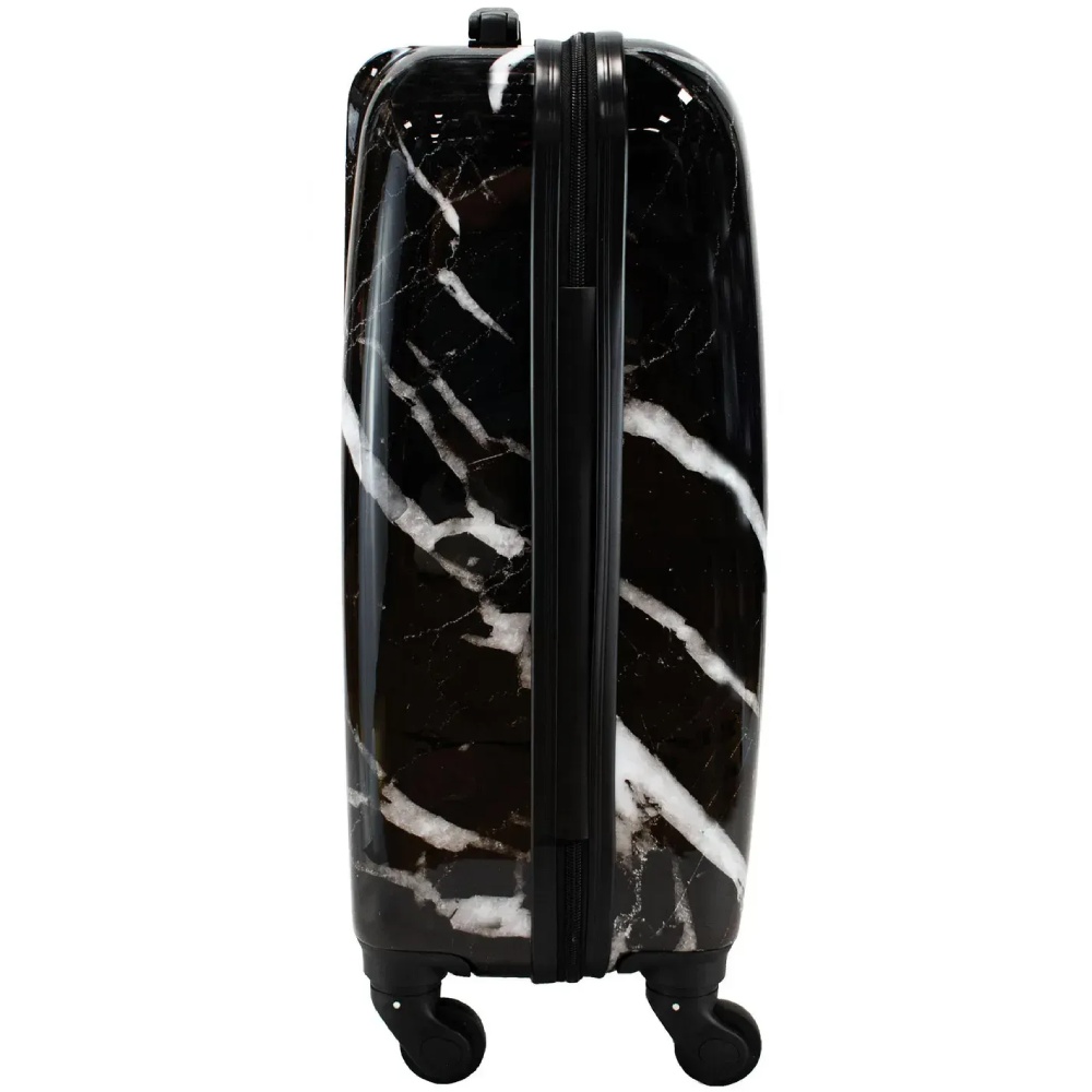 Валіза SEMI LINE 20" (S) Black Marble (T5730-1) Особливості ремені для фіксації