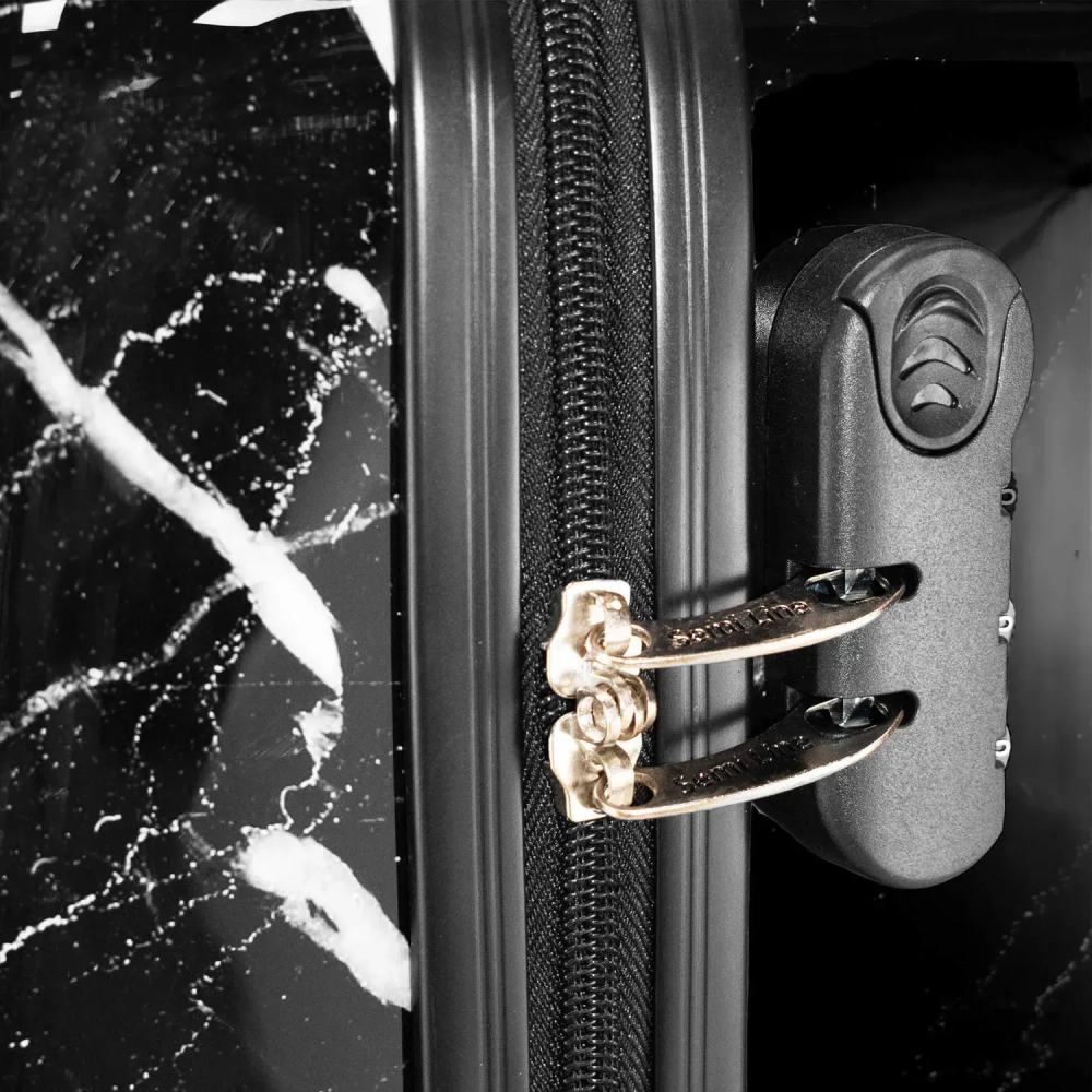 Фото Чемодан SEMI LINE 24" (M) Black Marble (T5730-2)