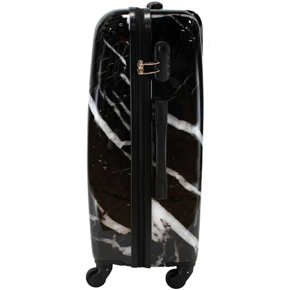 Чемодан SEMI LINE 24" (M) Black Marble (T5730-2) Особенности телескопическая ручка