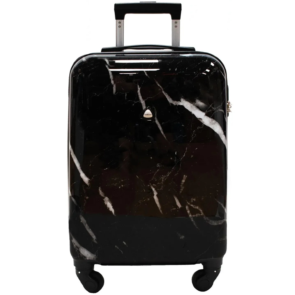 Чемодан SEMI LINE 28" (L) Black Marble (T5730-3) Замок встроенный