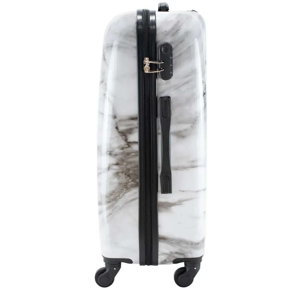 Чемодан SEMI LINE 28" (L) White Marble (T5731-3) Особенности ремни для фиксации