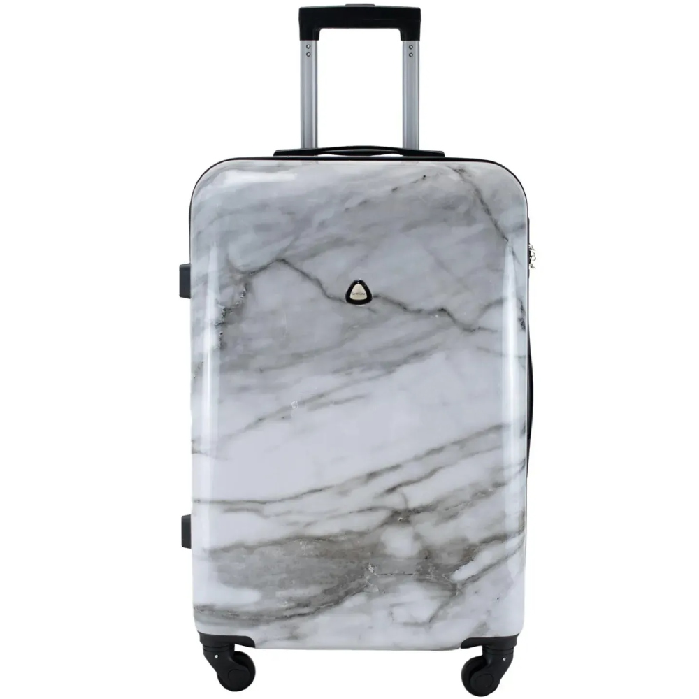 Чемодан SEMI LINE 28" (L) White Marble (T5731-3) Замок встроенный