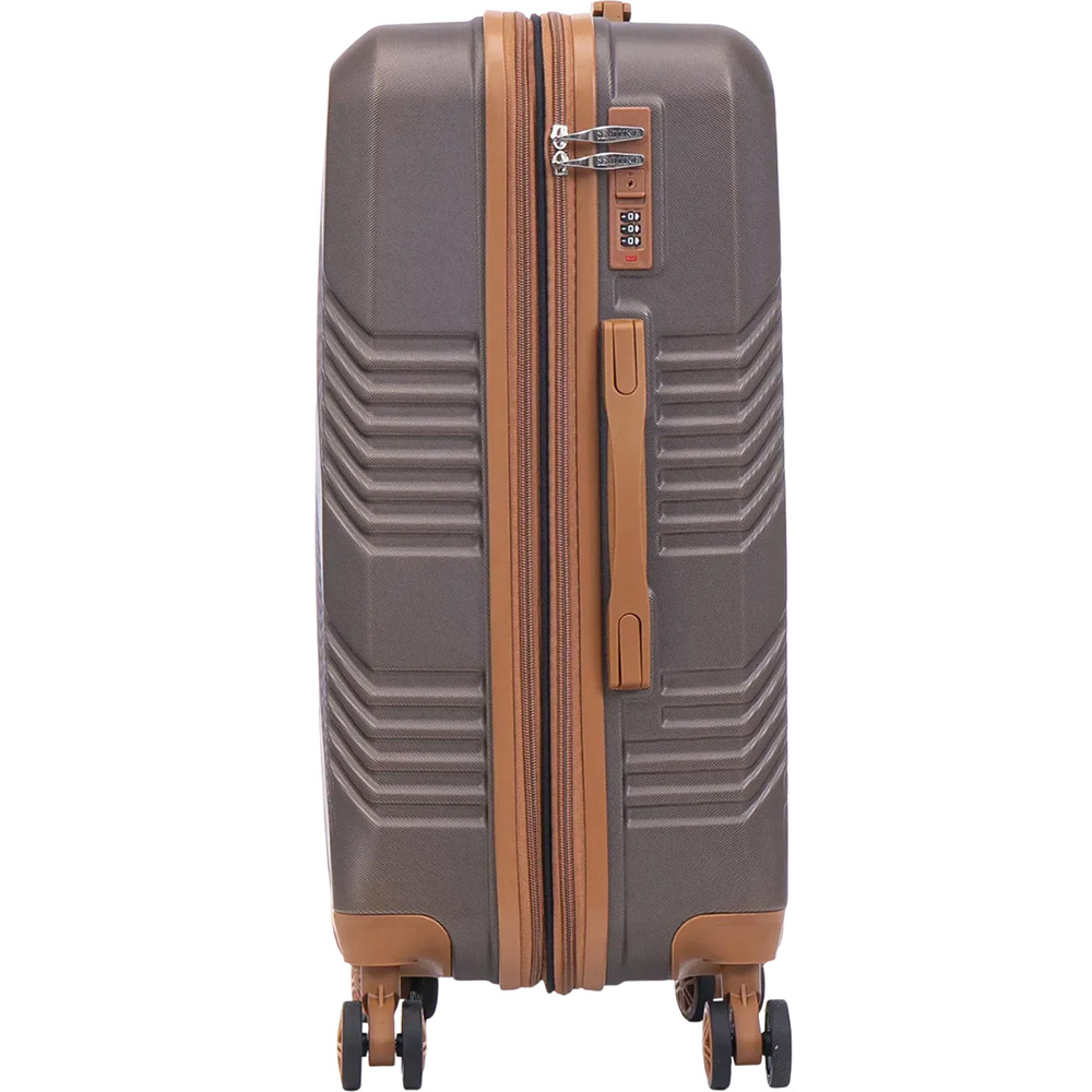 Валіза SEMI LINE 24" (M) Brown (T5850-2) Валіза SEMI LINE 24" (M) Brown (T5850-2) Особливості ремені для фіксації