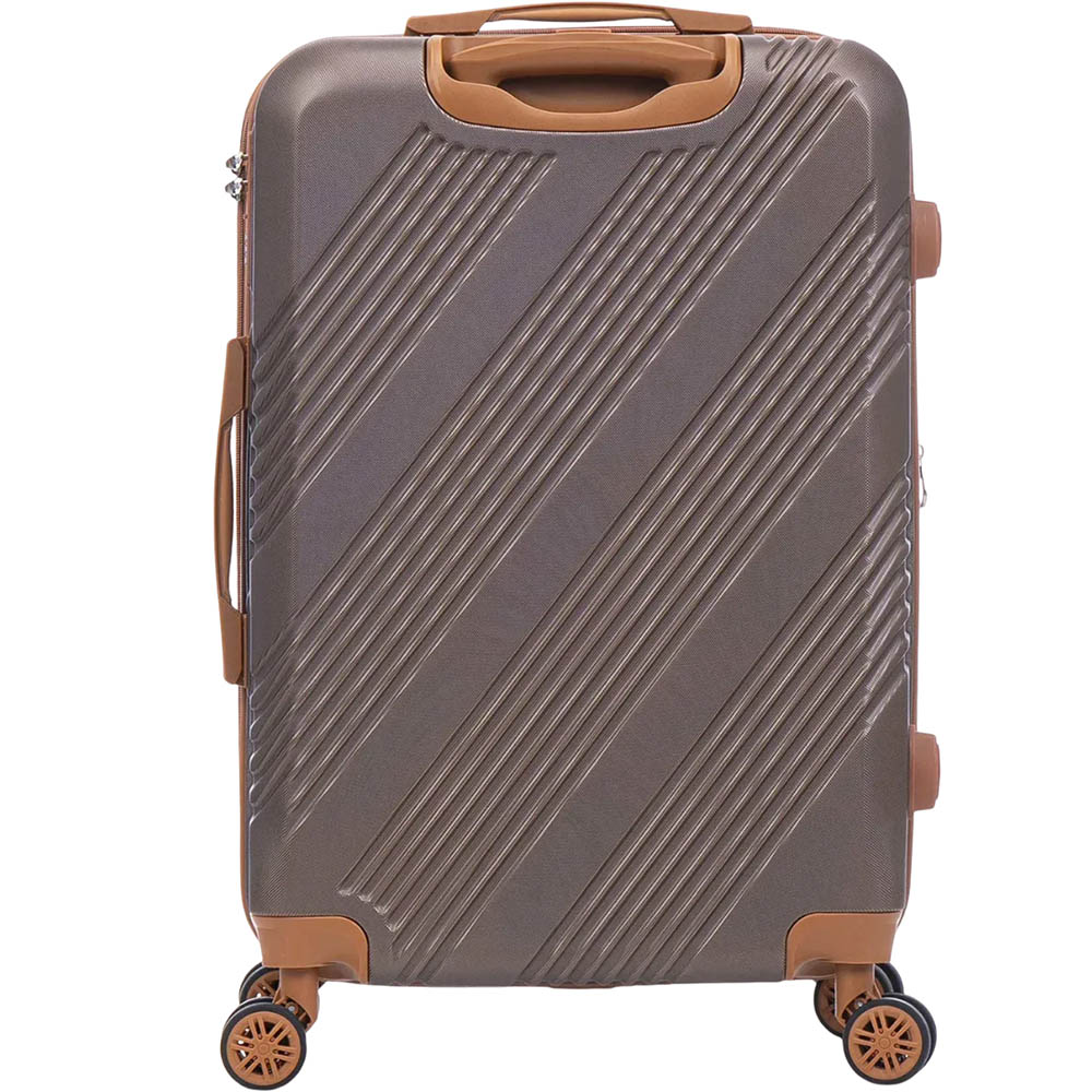 Валіза SEMI LINE 24" (M) Brown (T5850-2) Валіза SEMI LINE 24" (M) Brown (T5850-2) Особливості телескопічна ручка