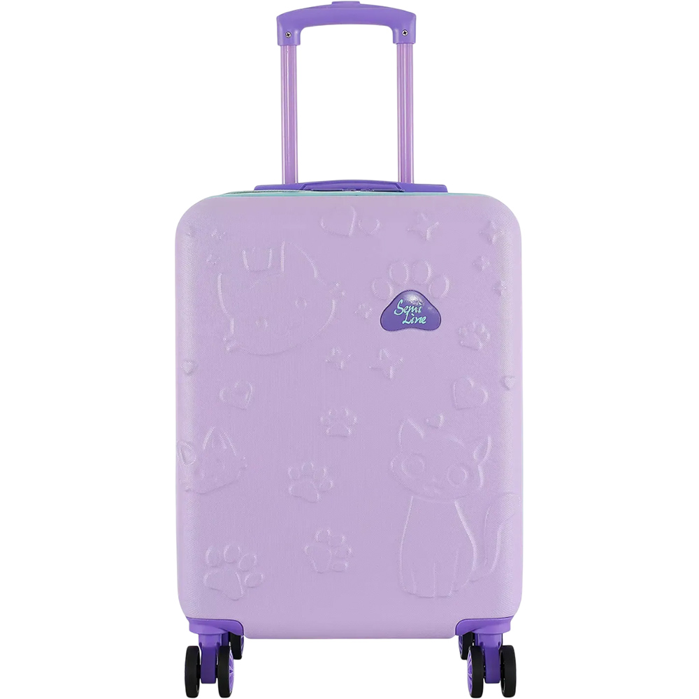 Валіза дитяча SEMI LINE 20" (S) Light Violet/Blue (T5879-2) Валіза дитяча SEMI LINE 20" (S) Light Violet/Blue (T5879-2) Замок без замка