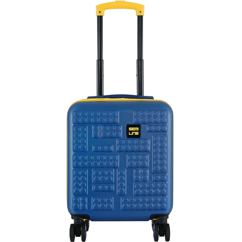 Чемодан детский SEMI LINE 16" (XS) Blue/Yellow (T5888-1) Чемодан детский SEMI LINE 16" (XS) Blue/Yellow (T5888-1) Замок без замка